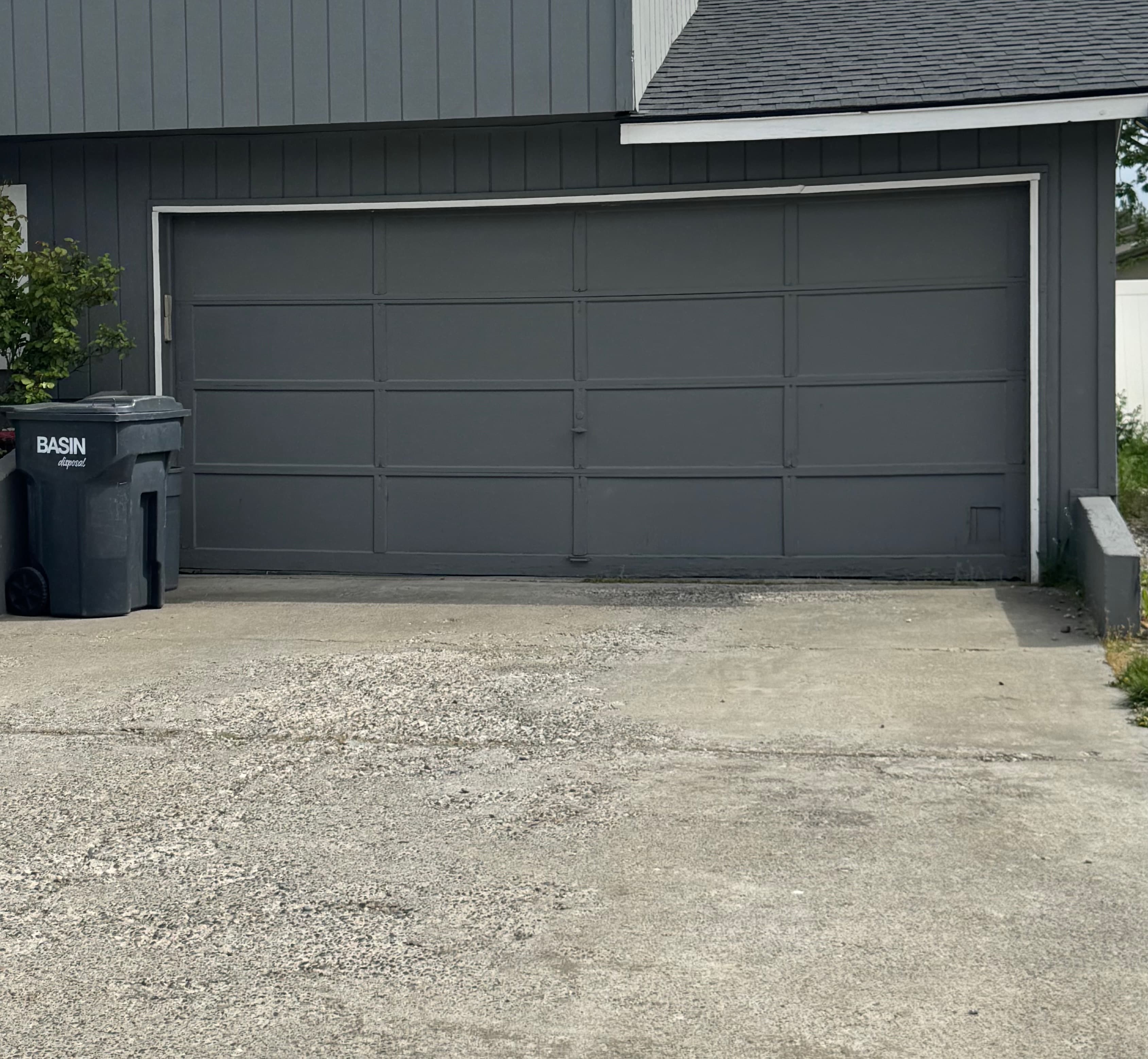 Cleared driveway after junk removal with debris, trash, and other junk